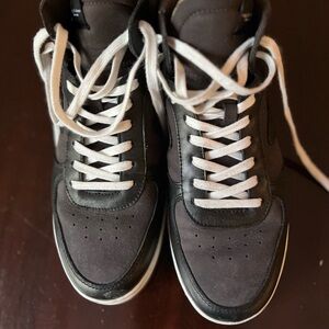 rag & bone Women's High-Top Sneakers - Black and White